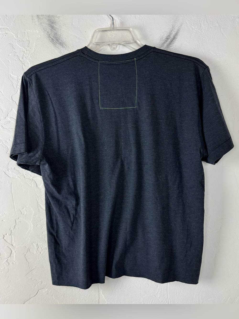 Aviator Nation Knit Top Shirt Tee Boyfriend Locals Only Graphic Charcoal Grey - Picture 2 of 8